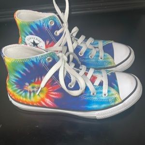 Tie Dye Girls Converse